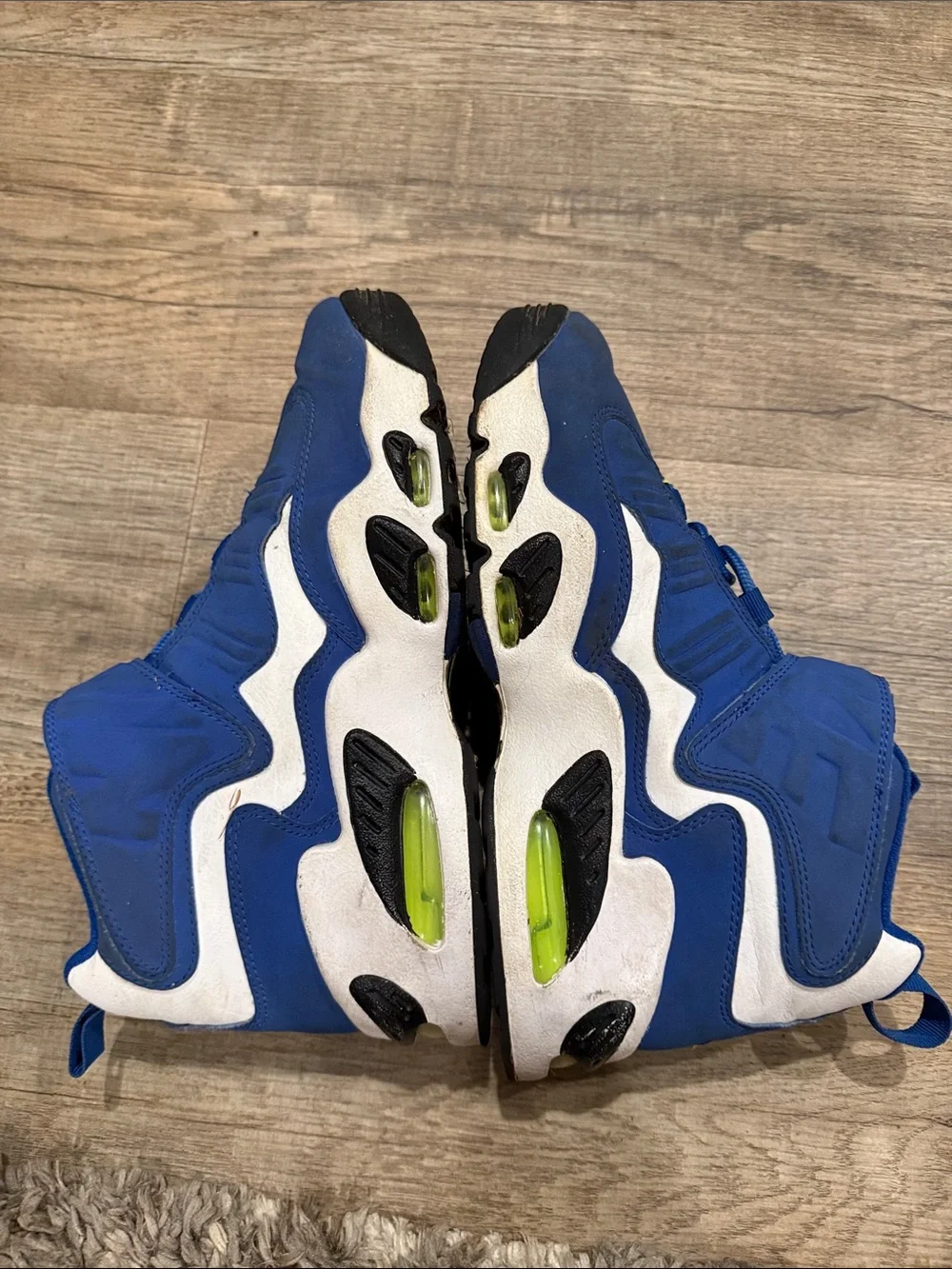 Nike Kids Blue, White and Black High-Top Sneakers